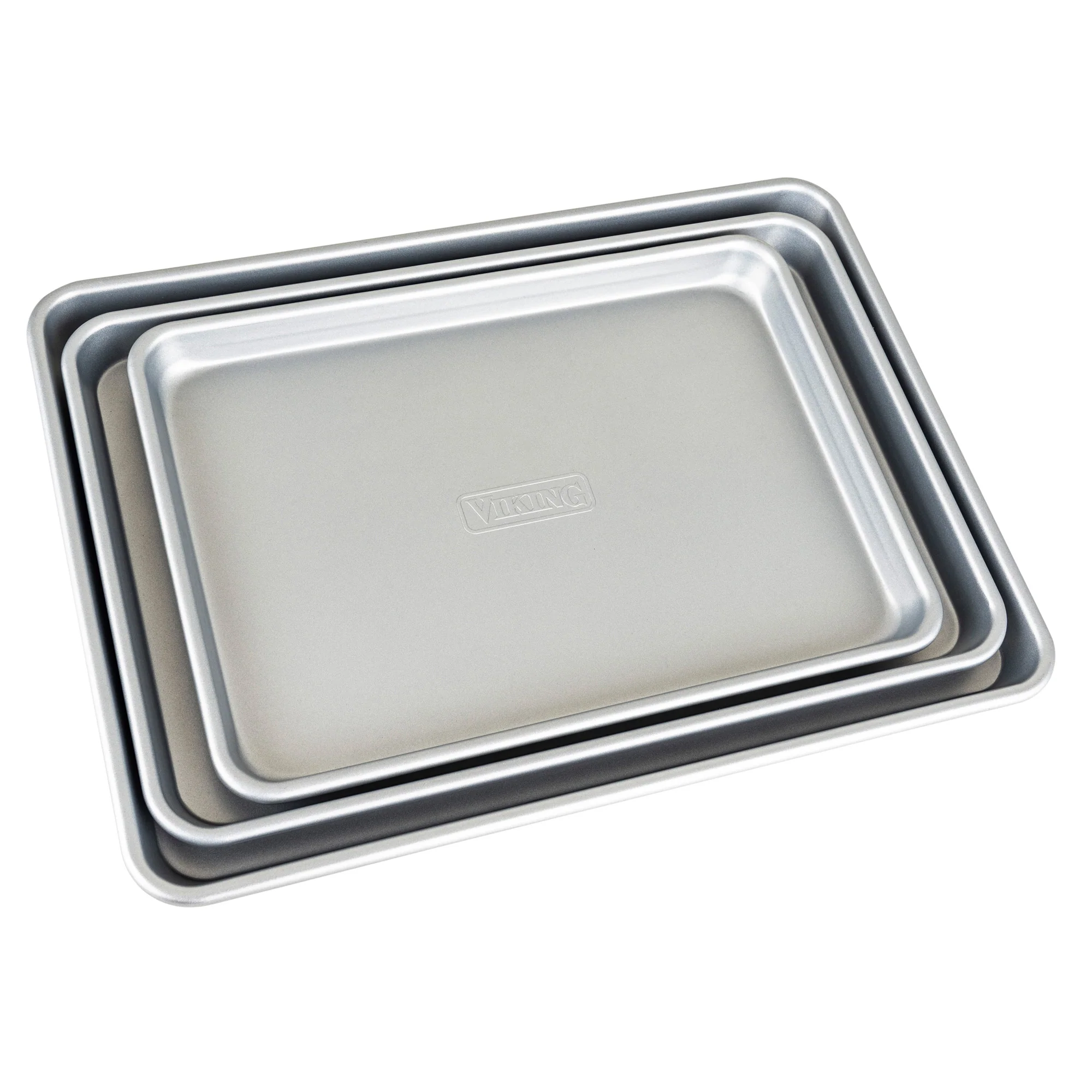 Viking 3-Piece Nonstick Aluminized Steel Baking Sheet Set - Image 4