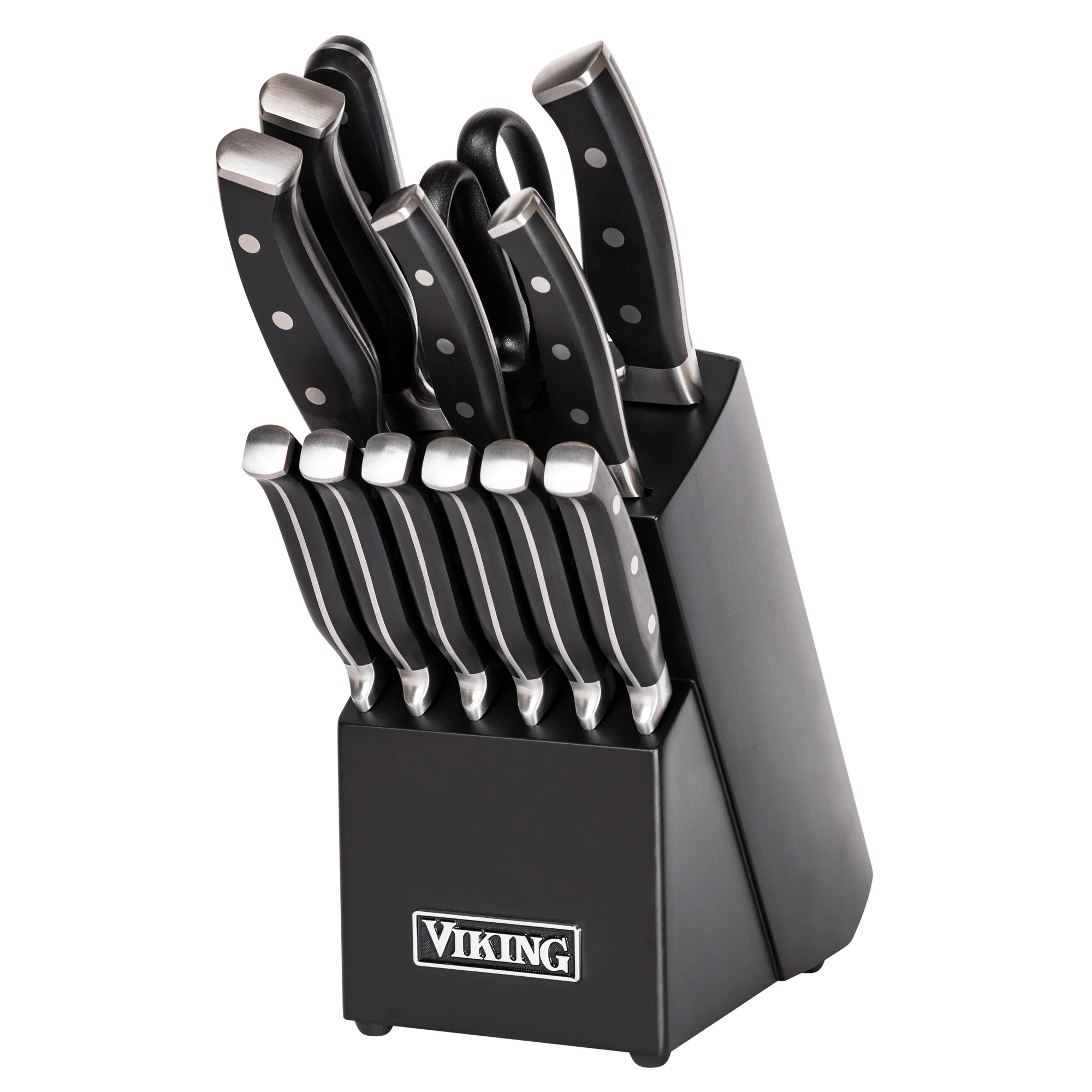 Viking 14-Piece X50CrMoV15 Steel Cutlery Set with Black Block - Image 14