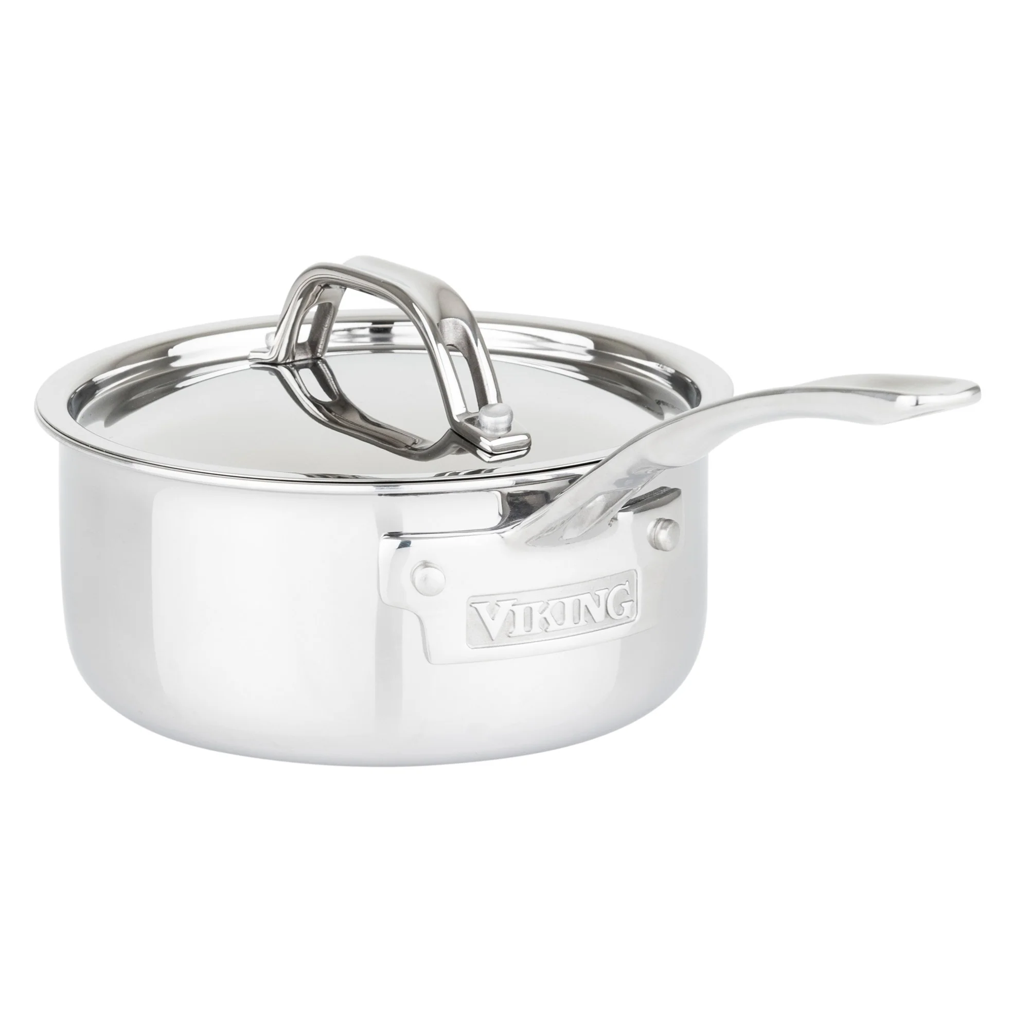 Viking 3-Ply Stainless Steel 10-Piece Cookware Set with Metal Lids - Image 10