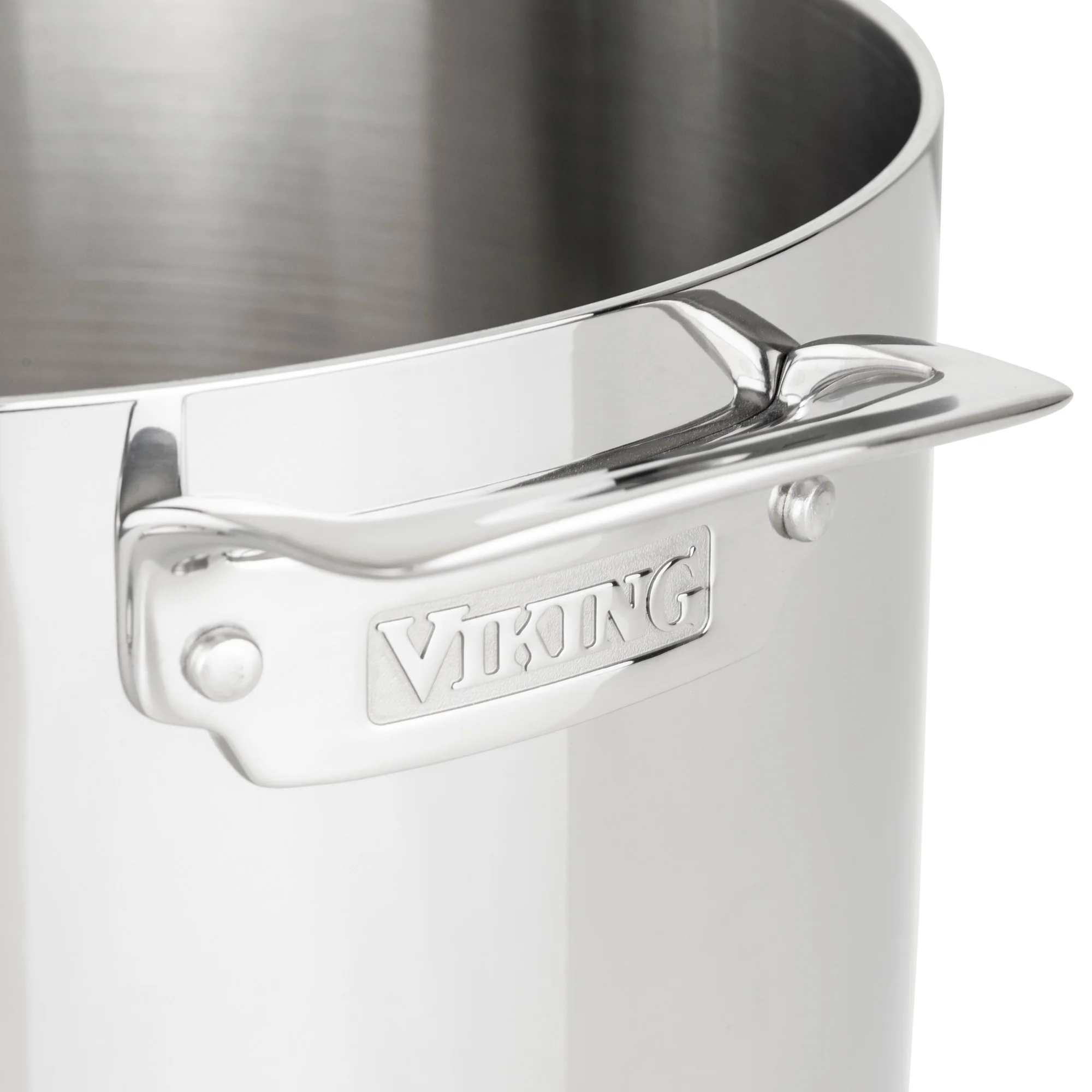 Viking 3-Ply Stainless Steel 12-Quart Stock Pot with Metal Lid - Image 6