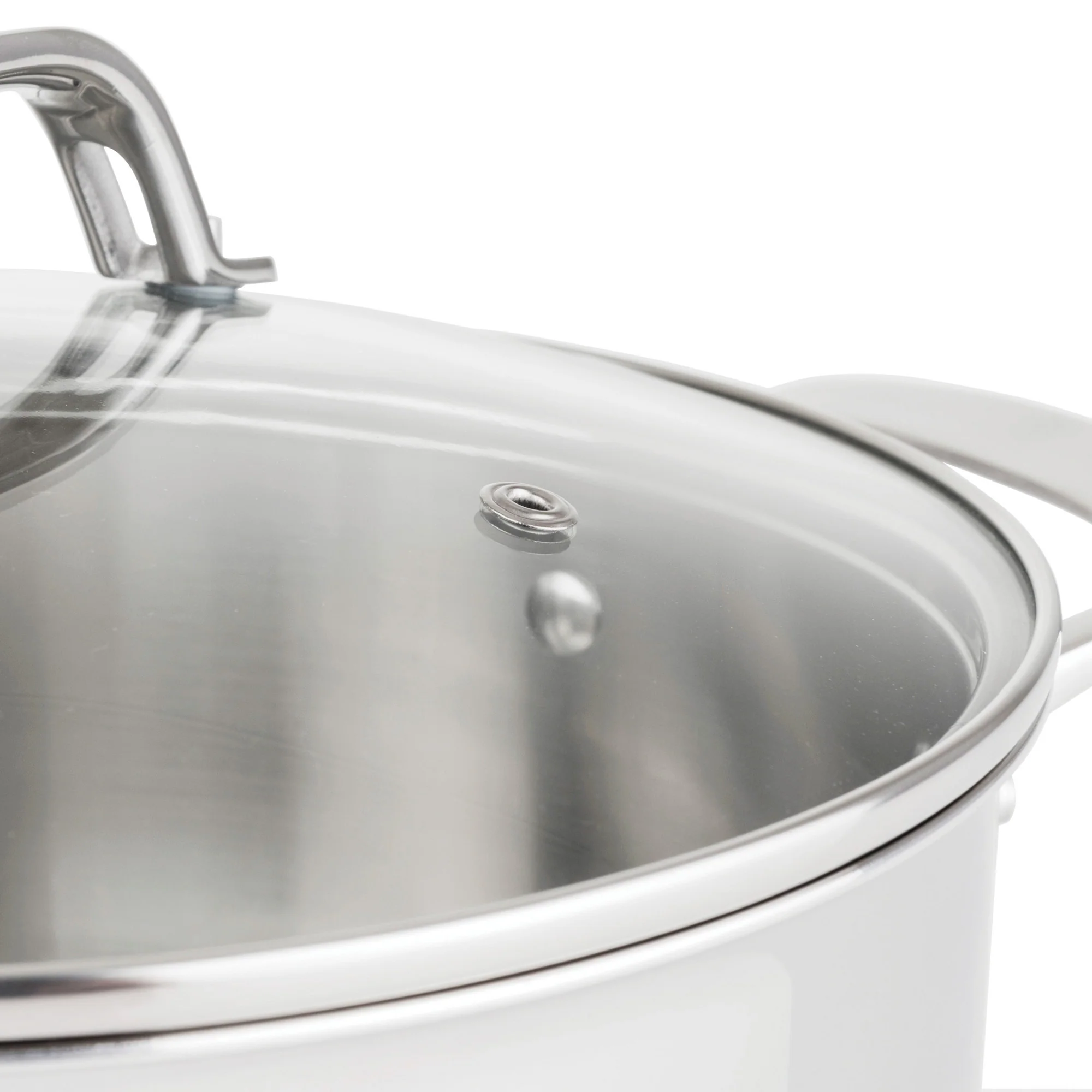 Viking 3-Ply Stainless Steel 13-Piece Cookware Set with Glass Lids - Image 14