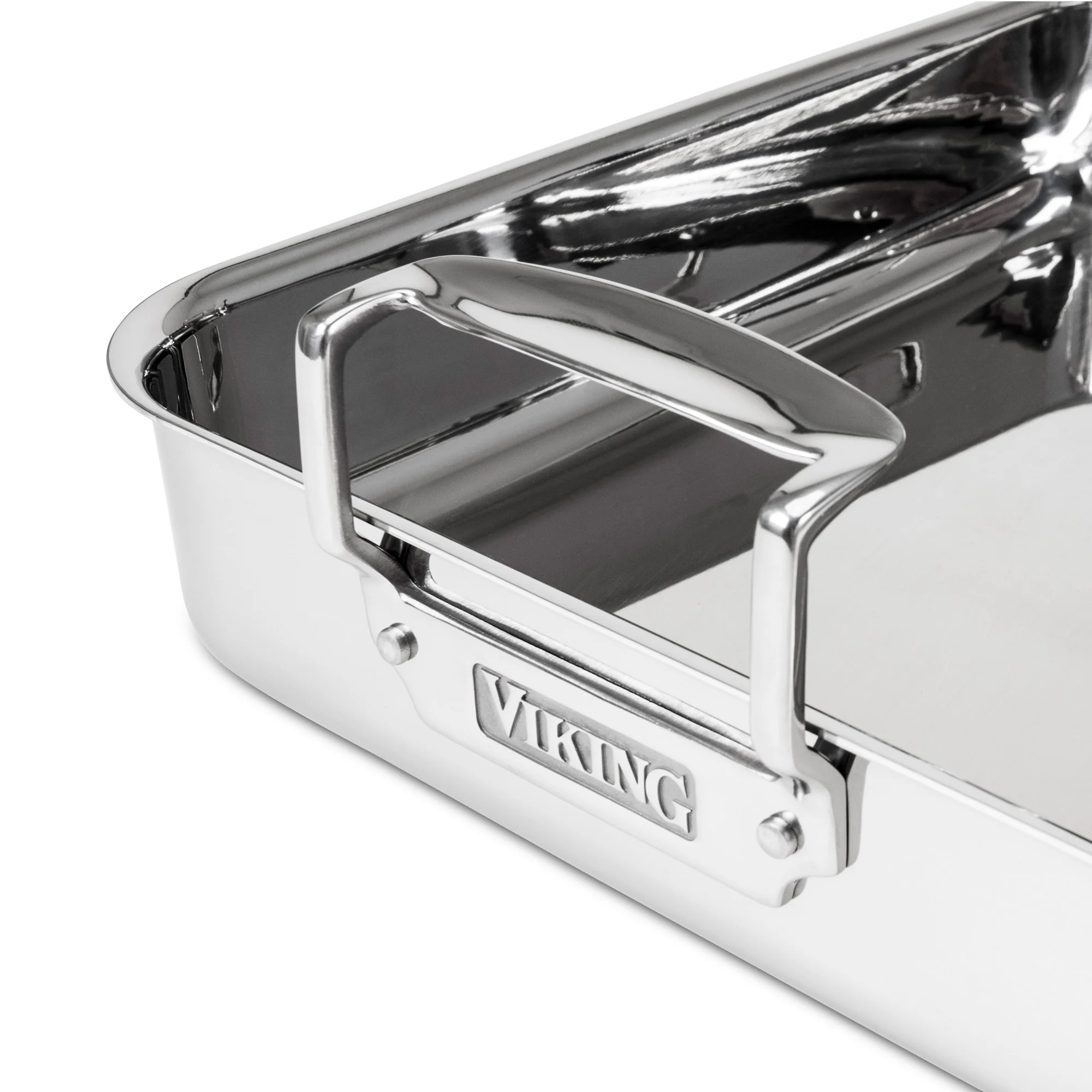 Viking 3-Ply Stainless Steel Roaster with Rack - Image 10