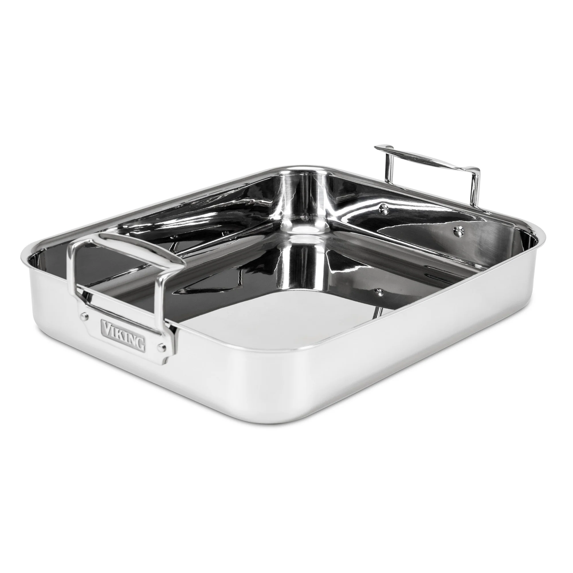 Viking 3-Ply Stainless Steel Roaster with Rack - Image 4
