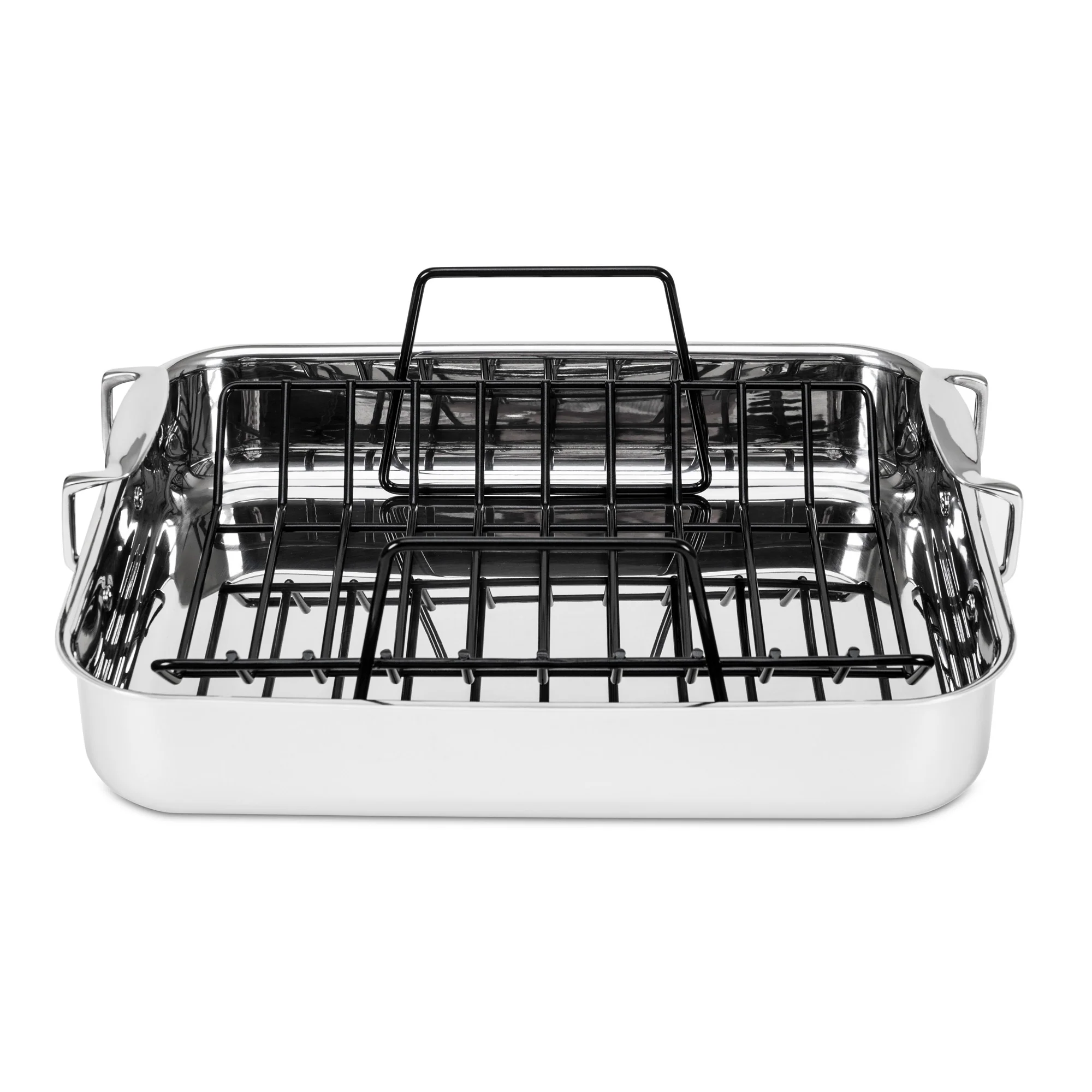 Viking 3-Ply Stainless Steel Roaster with Rack - Image 7