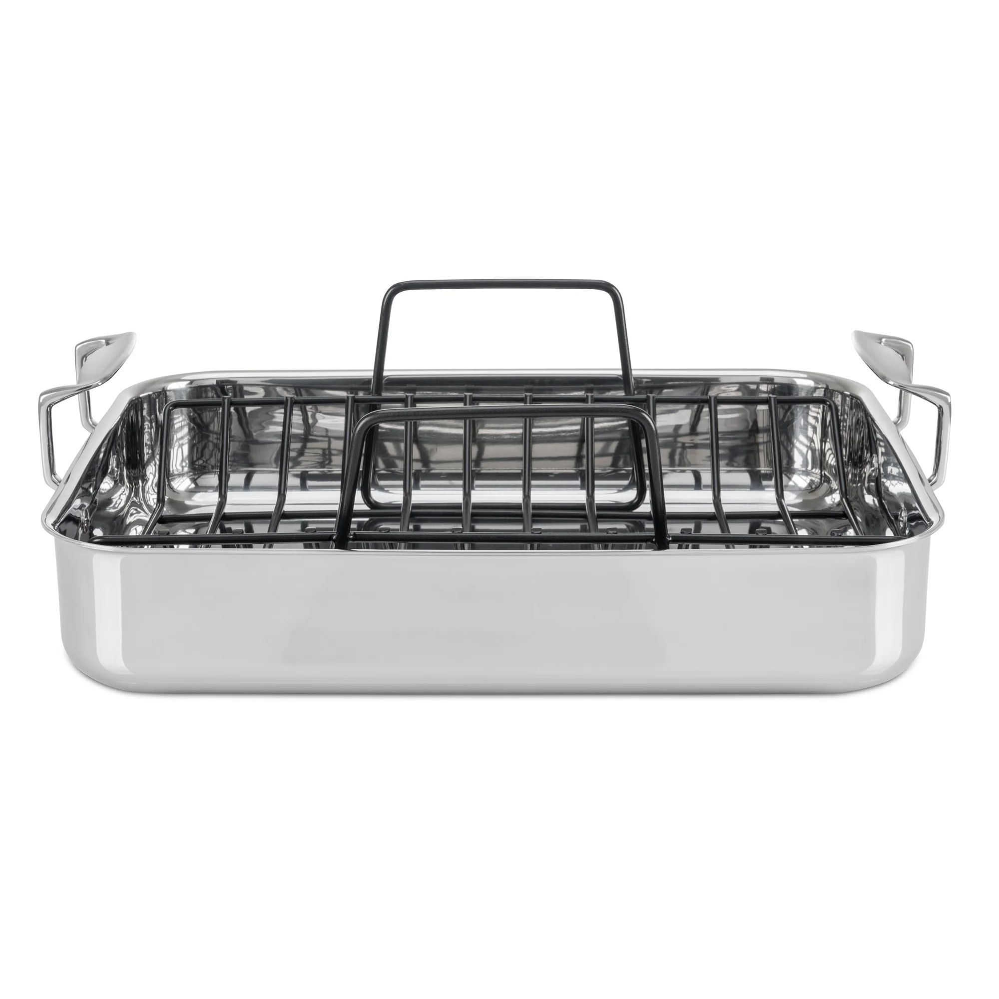 Viking 3-Ply Stainless Steel Roaster with Rack - Image 9