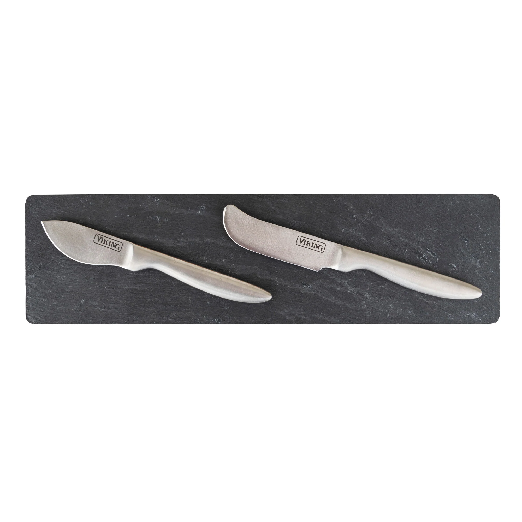 Viking 7-Piece Acacia Wood Slate Cheese Board Set - Image 5