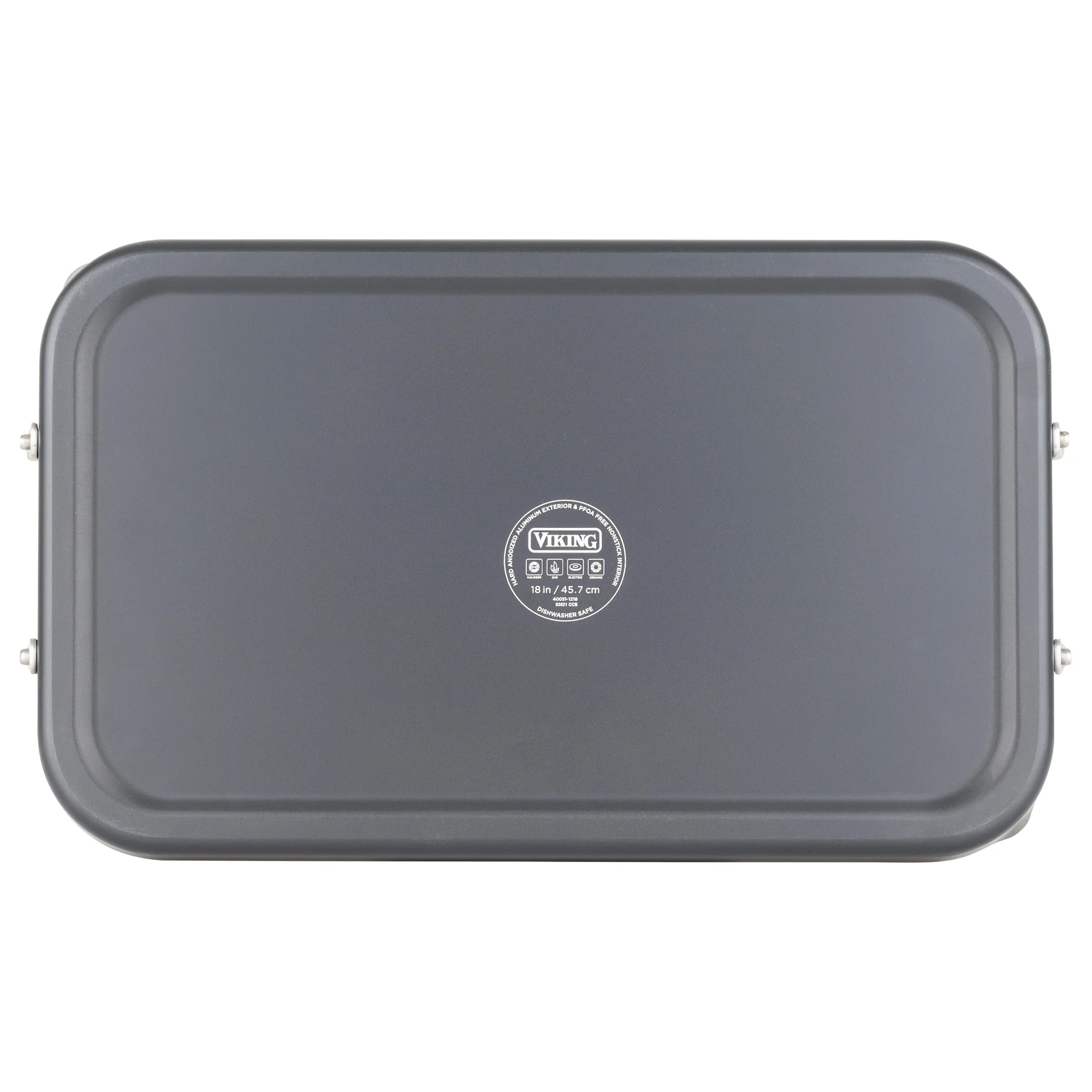 Viking Hard Anodized Nonstick Double Burner Griddle - Image 5